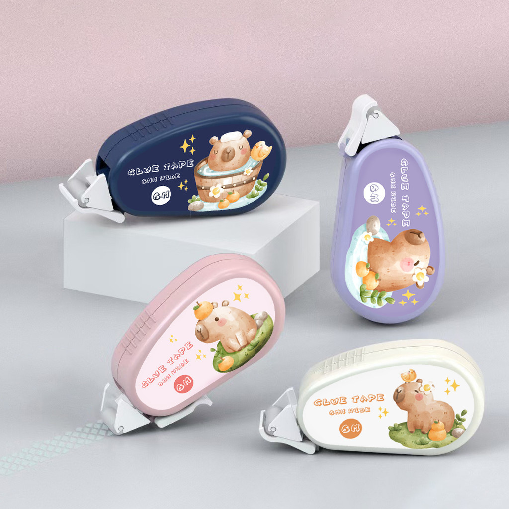 Glue Stick Pack - 6 M * 6 มม.กาวสองด้านจุดกาวเทป Capibara