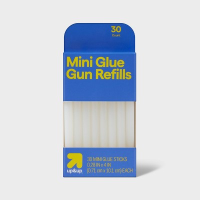 Glue Stick Pack - แท่งกาวร้อนขนาดเล็ก 30 ชิ้น - แท่งกาวร้อนสำหรับงานประดิษฐ์ สีใส