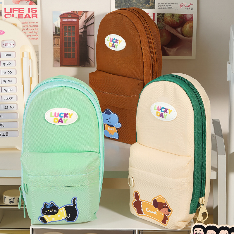 กระเป๋าดินสอแนวตั้งผ้าแคนวาสอ็ - Stationery Office And School Supply Stores บทวิจารณ์และราคา