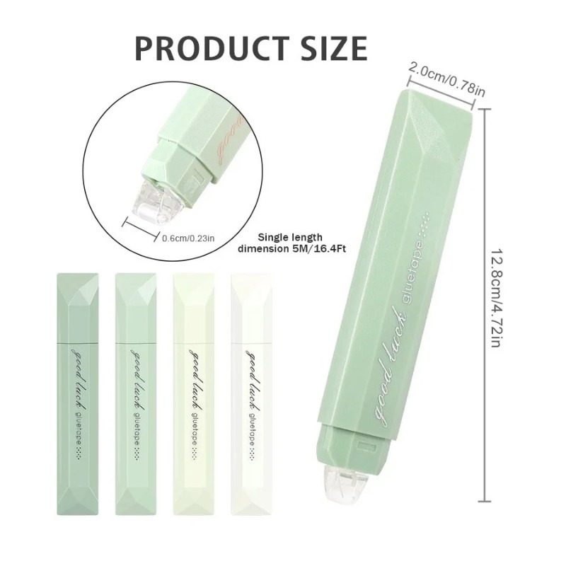 เทปกาวสองหน้าสีไล่เฉด 4 ชิ้น,  - Glue Stick Pack บทวิจารณ์และราคา