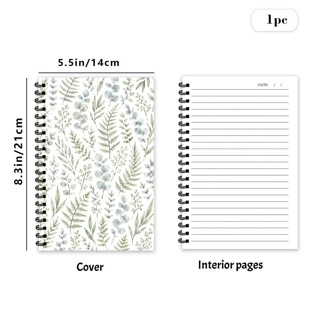 สมุดโน้ตใบยูคาลิปตัสสีน้ำ 1 ชิ - Notebook Dotted A5 บทวิจารณ์และราคา