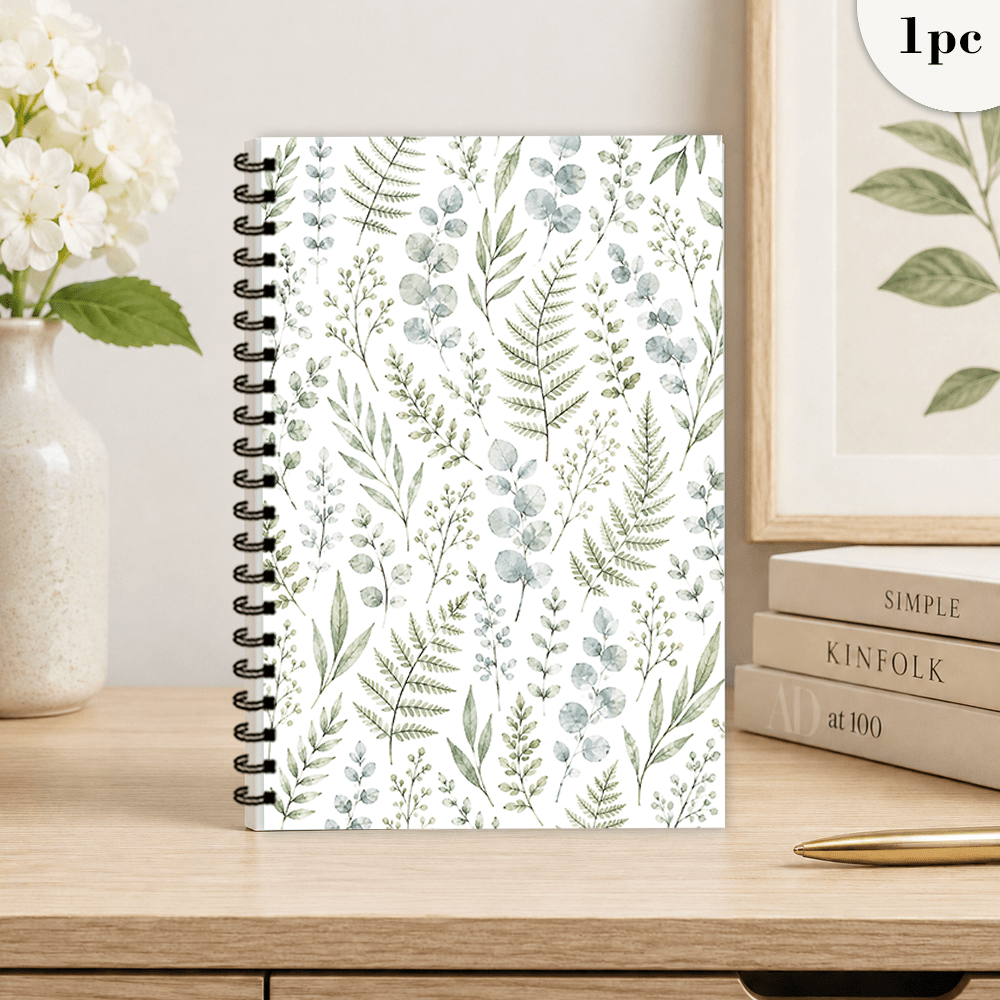 สมุดโน้ตใบยูคาลิปตัสสีน้ำ 1 ชิ - Notebook Dotted A5 บทวิจารณ์และราคา