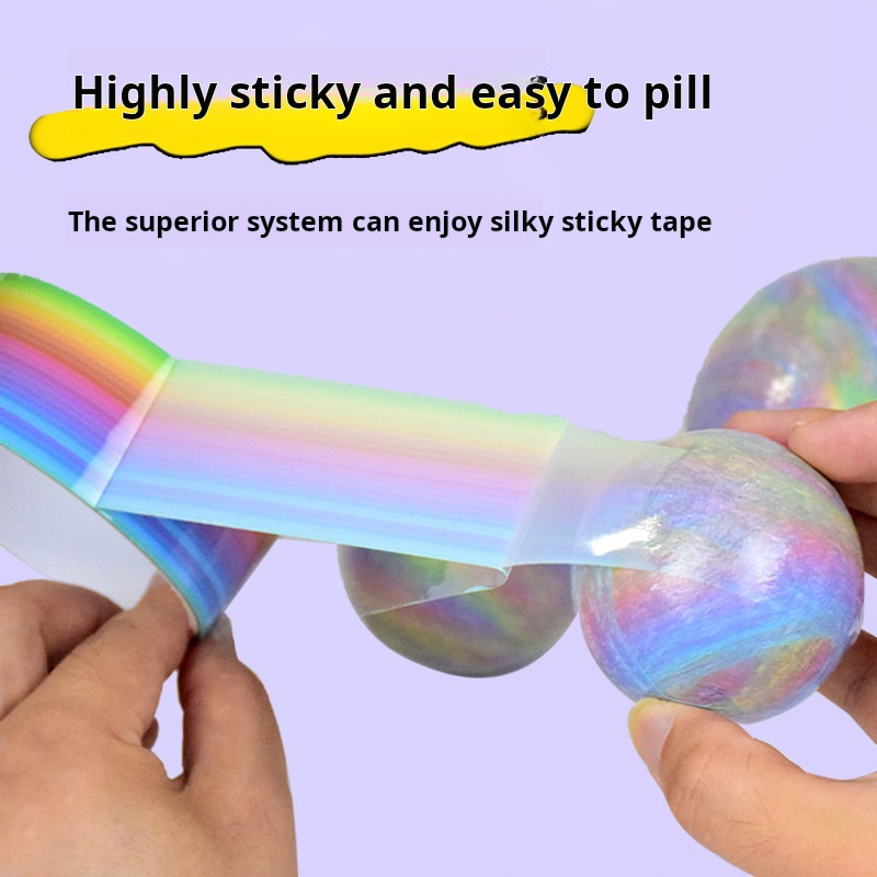 1pcs Rainbow Balls Sticky Ball - Glue Stick Pack บทวิจารณ์และราคา