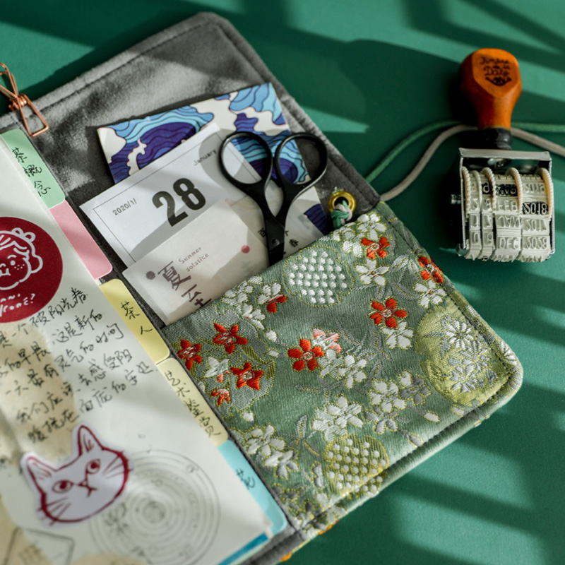 โน้ตบุ๊คที่สวยงามสําหรับสาวผ้า - Notebook Dotted A5 บทวิจารณ์และราคา