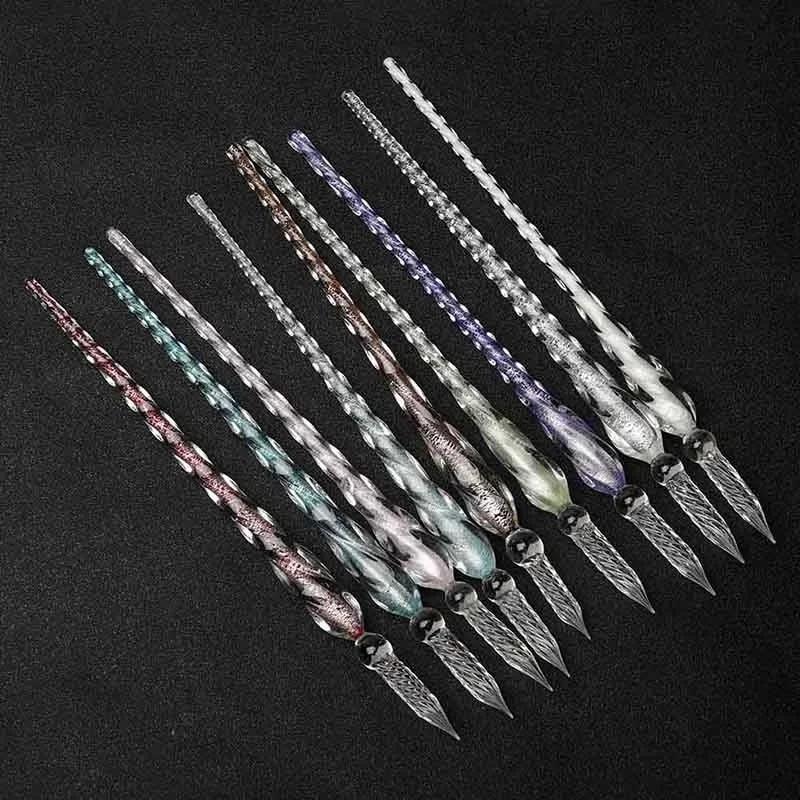ชุดปากกาจุ่มแก้วคริสตัลสีพร้อม - Fountain Pen Ink บทวิจารณ์และราคา