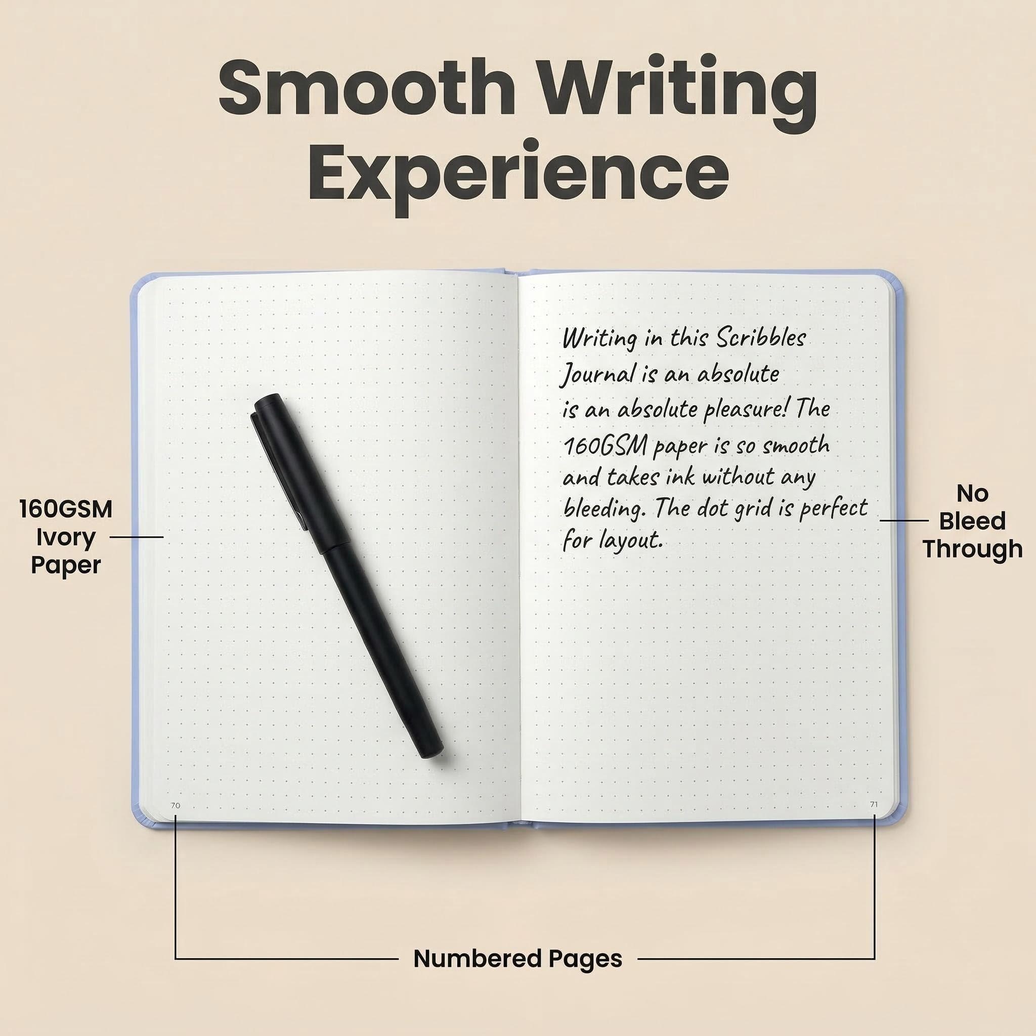 สมุดบันทึกแบบจุด A5 ปกหนัง PU  - Notebook Dotted A5 บทวิจารณ์และราคา