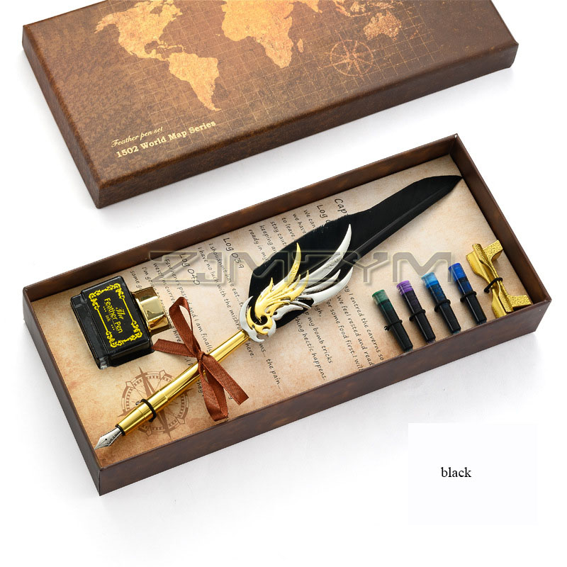 ใหม่ Feather ปากกา Luxury Foun - Fountain Pen Ink บทวิจารณ์และราคา
