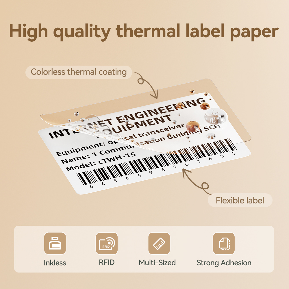 เทปฉลากกันน้ำกันรอยสำหรับ Niim - Label Printer Tape บทวิจารณ์และราคา