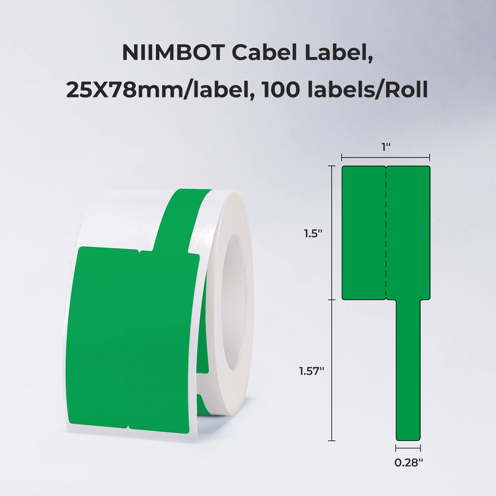 นีมบอต คัลเลอร์ คาเบิล เลเบลสต - Label Printer Tape บทวิจารณ์และราคา