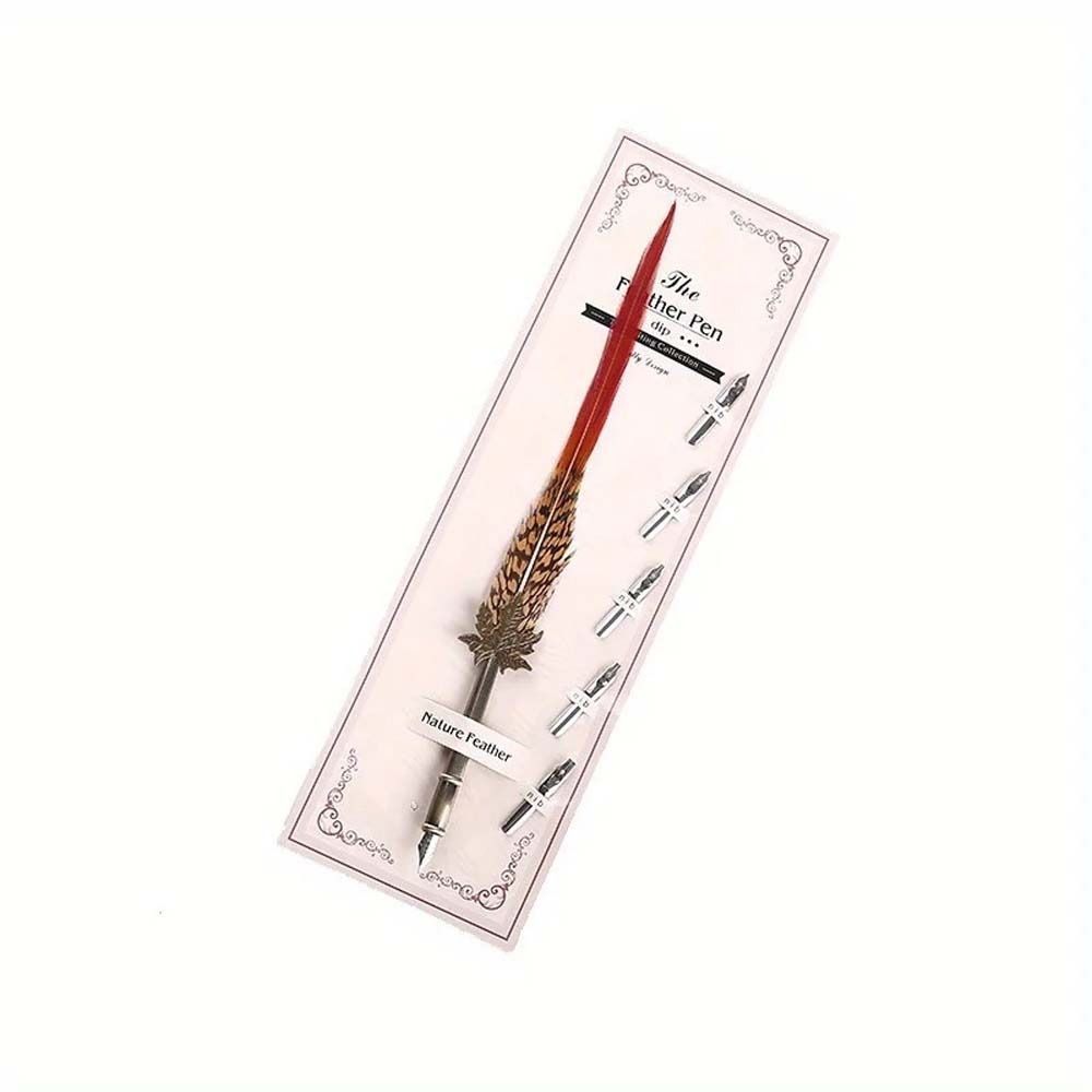 ปากกาขนนกยูงสไตล์วินเทจยุโรป ส - Fountain Pen Ink บทวิจารณ์และราคา