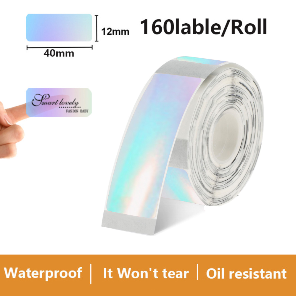 โปร่งใสป้ายสติกเกอร์ 12*40 มม. - Label Printer Tape บทวิจารณ์และราคา
