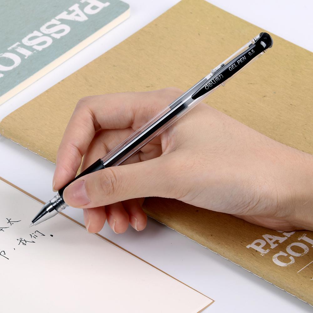 Deli 0.5 มม.สีดําสีแดงสีฟ้าหมึ - Stationery Office And School Supply Stores บทวิจารณ์และราคา